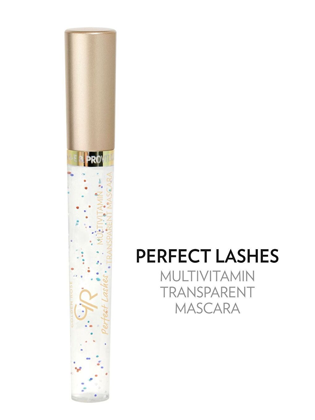 GOLDEN ROSE Perfect Lashes Multivitamin Transparent Mascara - Besleyici Şeffaf Maskara - 1