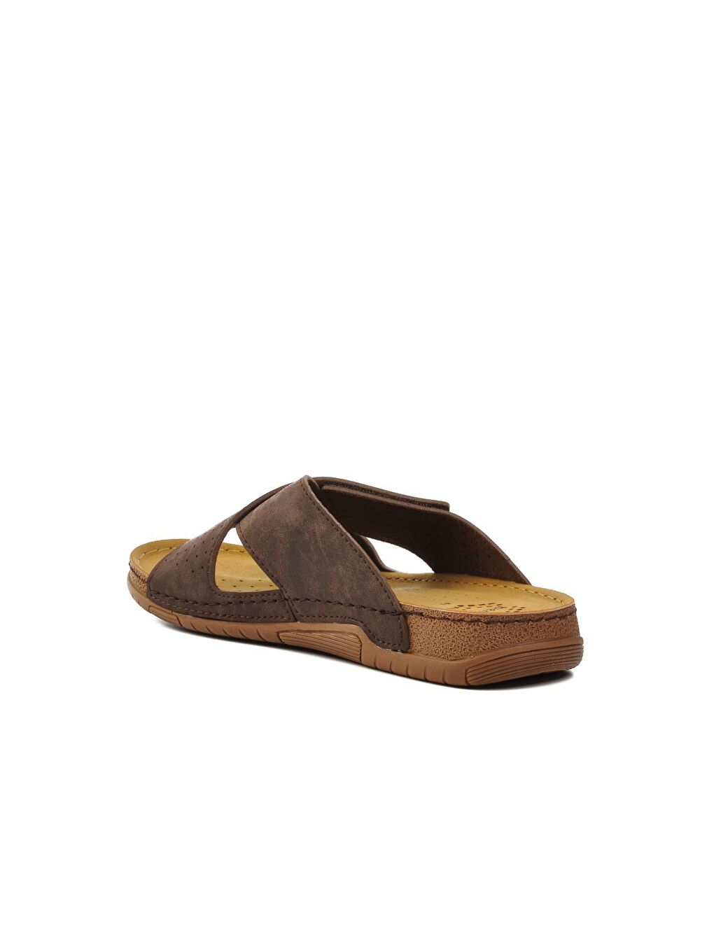 Kahverengi 64.004 Kahve Erkek Terlik-3