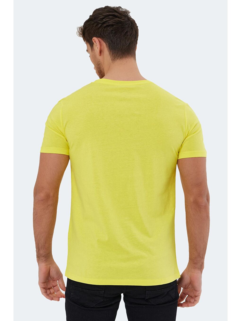 SLAZENGER Sarı SABE I Erkek T-Shirt Sarı - 1