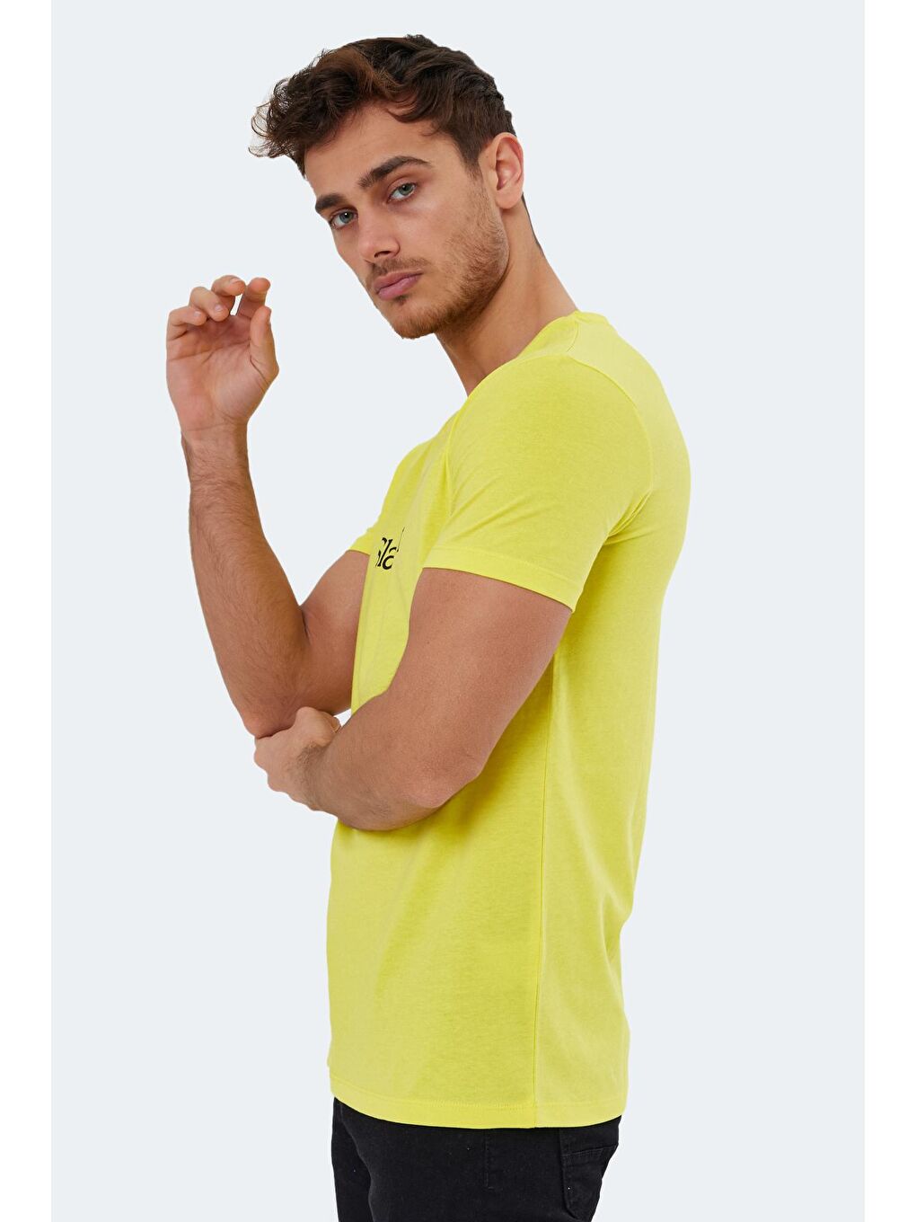 SLAZENGER Sarı SABE I Erkek T-Shirt Sarı - 3