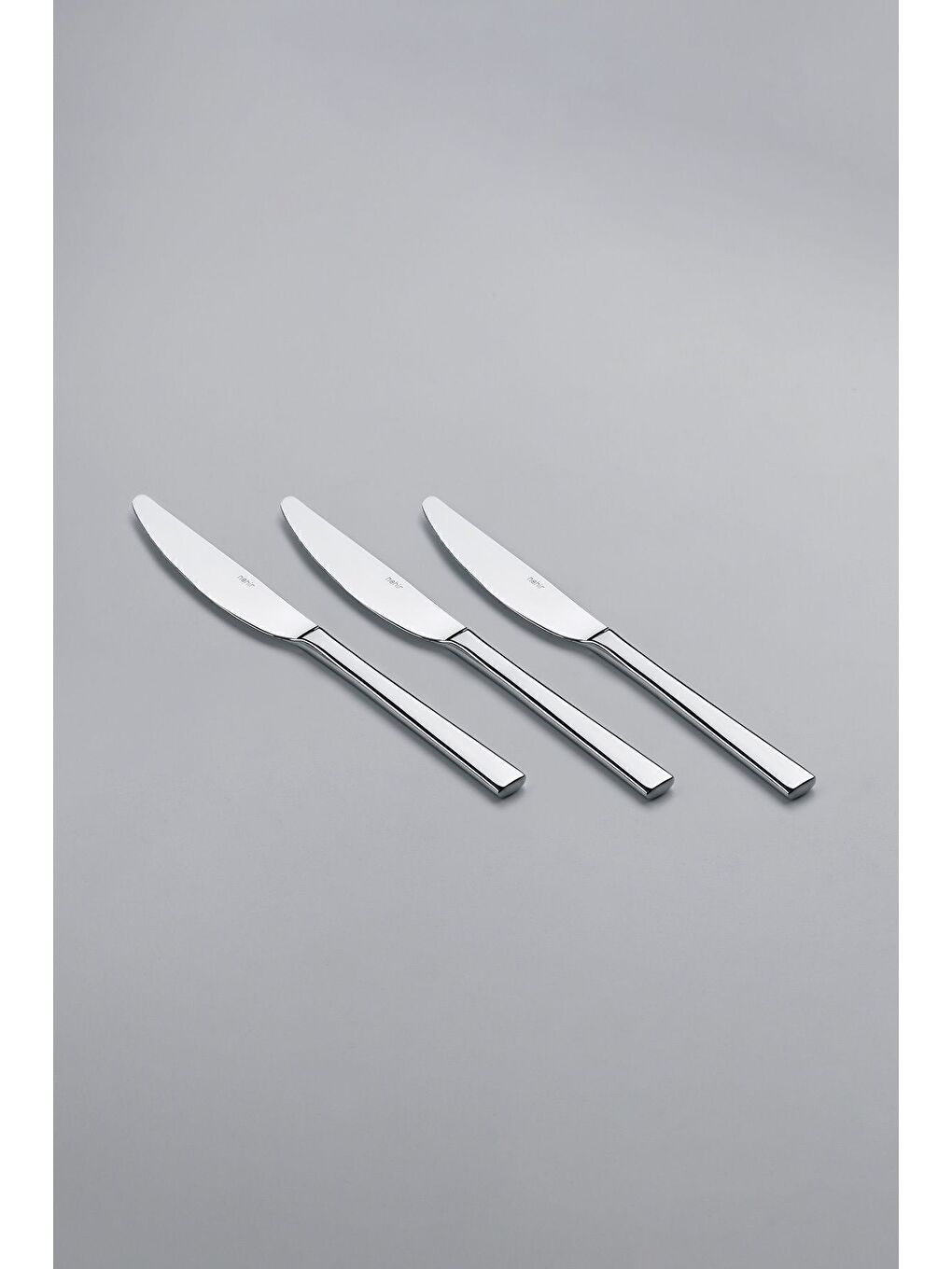 Gri Deniz Sade 6 Kişilik 36 Parça Çatal Kaşık Bıçak Takımı-5