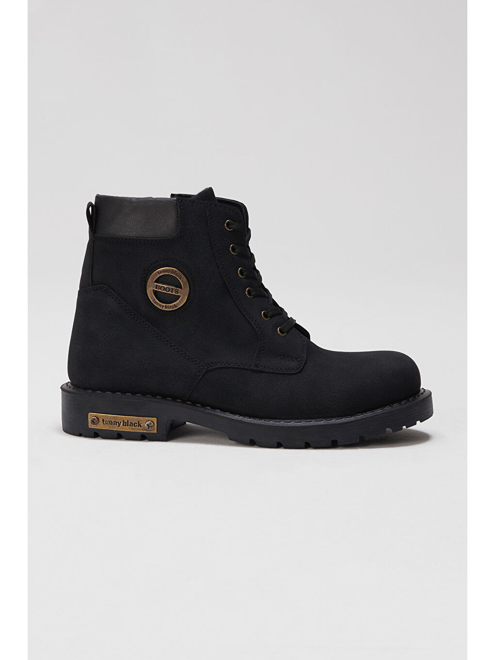 Erkek Siyah Rahat Kalıp Bağcıklı Bot-2