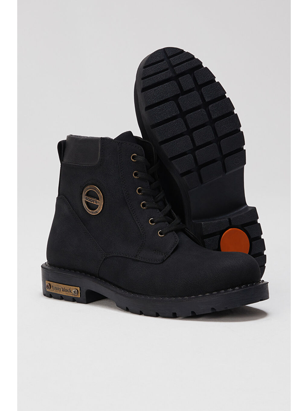 Erkek Siyah Rahat Kalıp Bağcıklı Bot-3