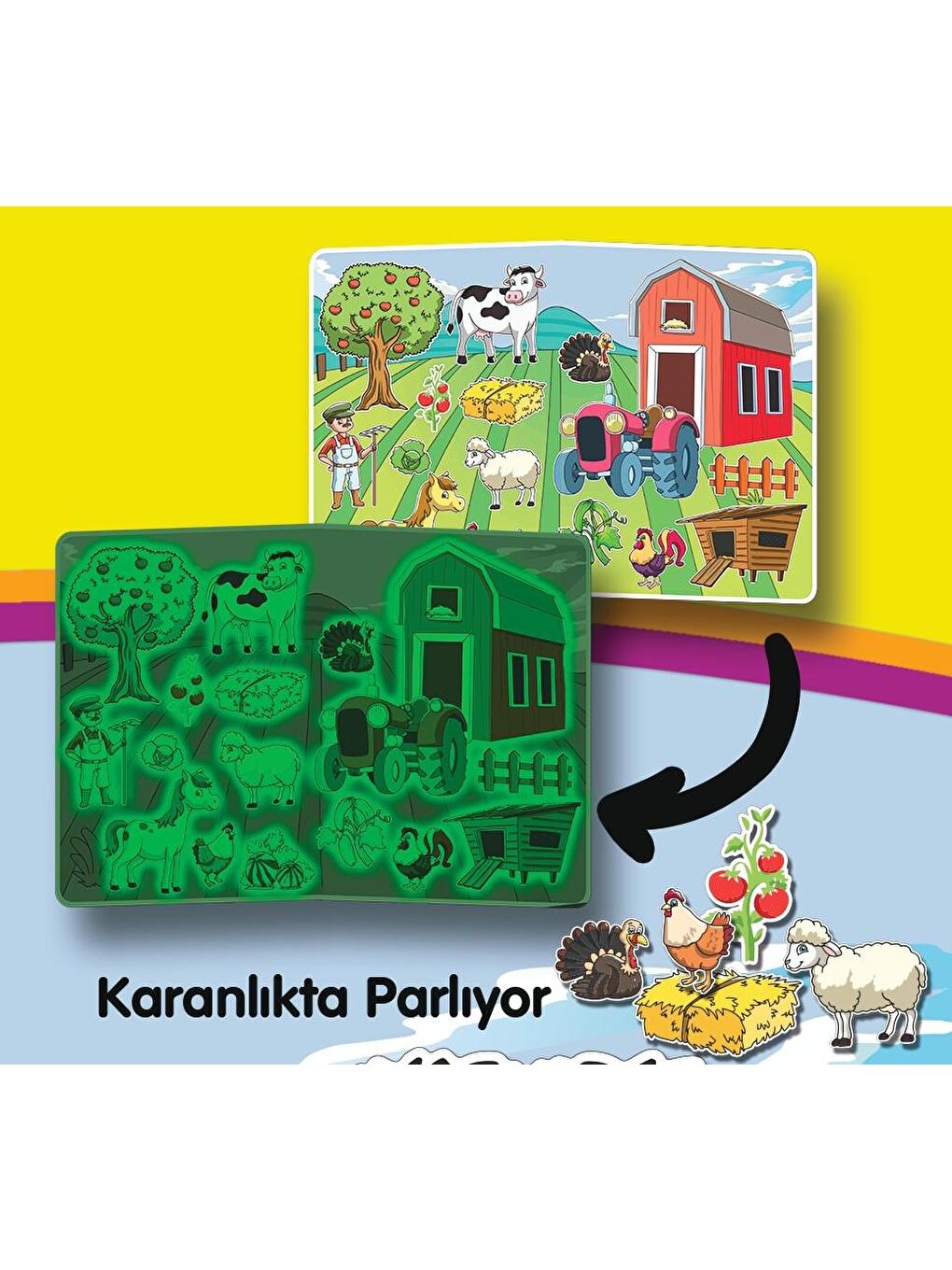 Todizoo Karışık Farm World Manyetik Hikaye Oluşturma - 2