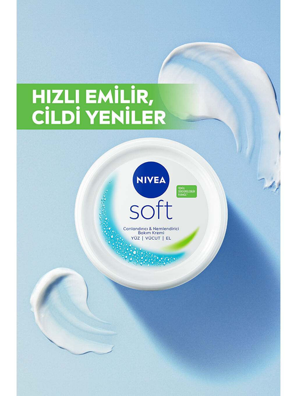 NIVEA Soft Krem 200 ml, Ne mlendirici Bakım Kremi, Yüz, Vücut, El, Jojoba Yağı Ve E Vitamini Cilt Bakımı - 4