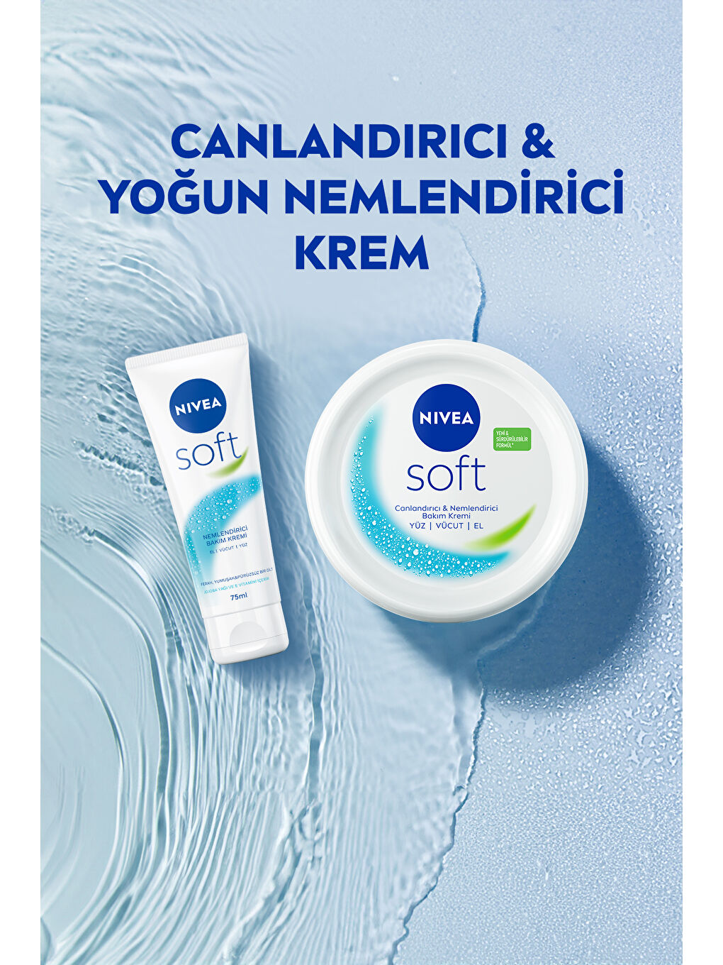 NIVEA Soft Krem 300 ml, Ne mlendirici Bakım Kremi, Yüz, Vücut, El, Jojoba Yağı, E Vitamini İle Cilt Bakımı - 4