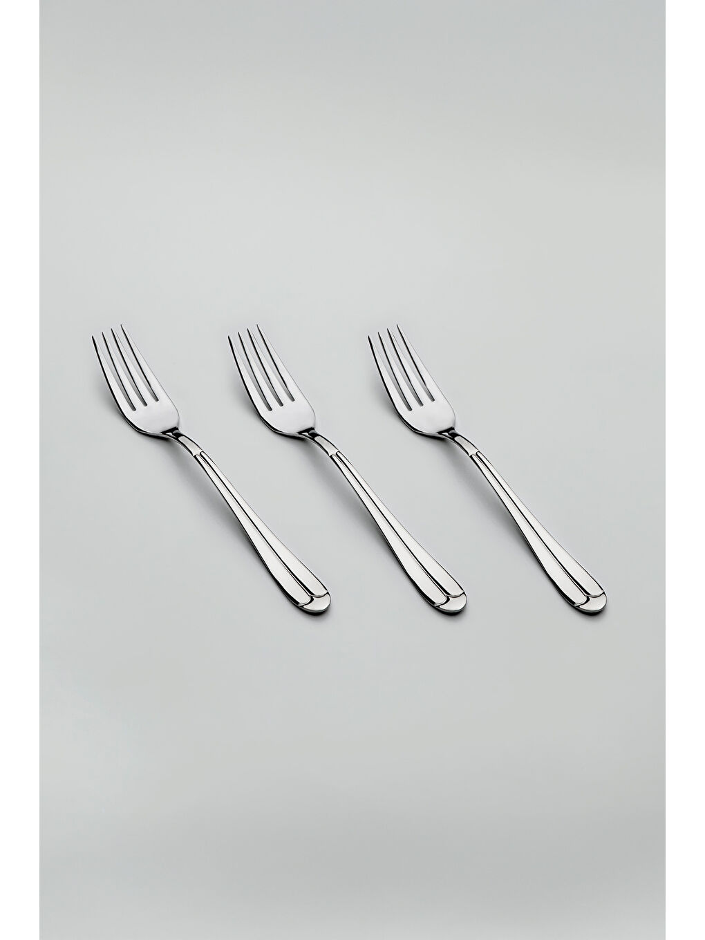 Gri Saray Sade 12 Kişilik 60 Parça Kutulu Çatal Kaşık Takımı-2