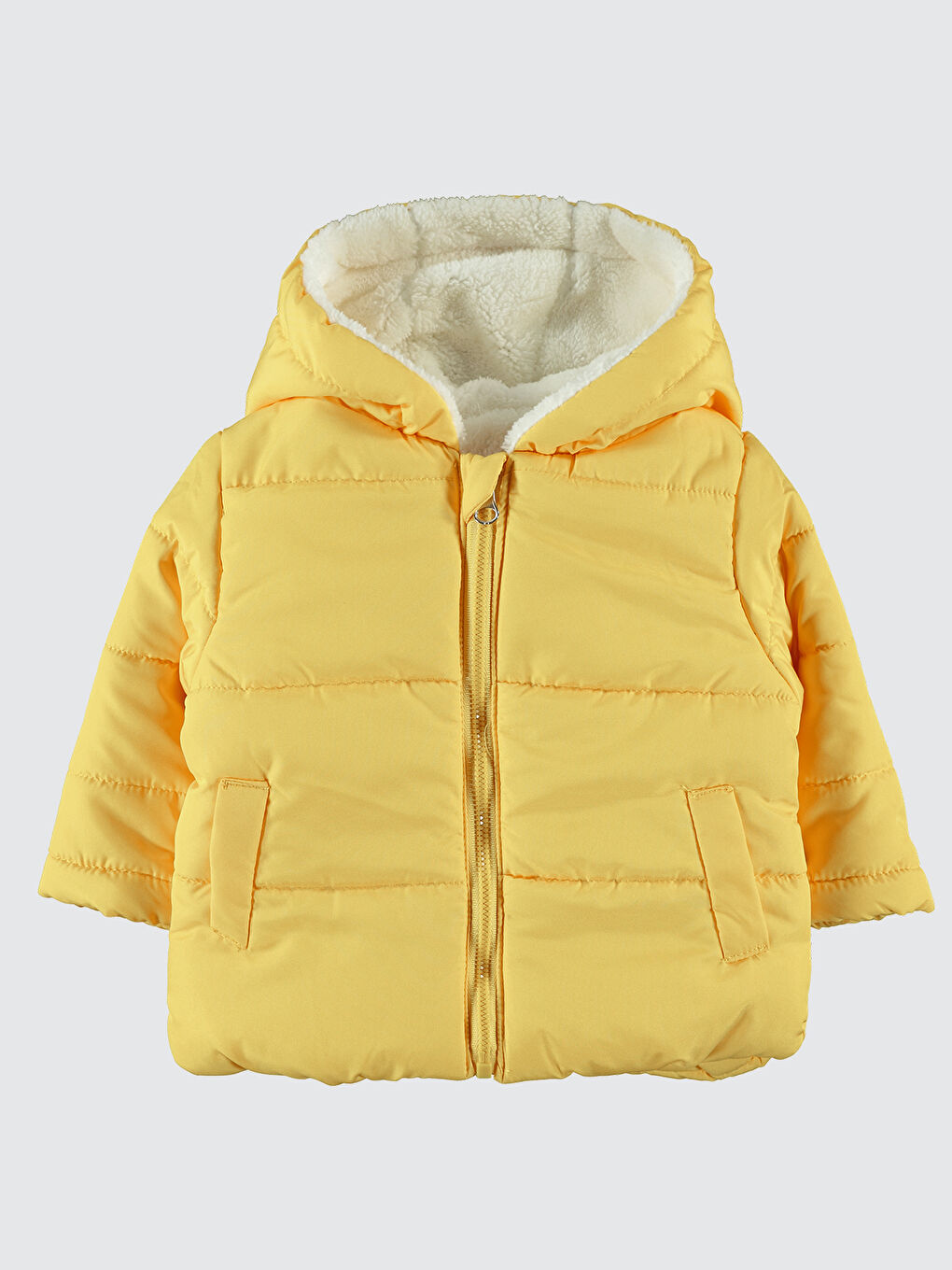 Kahverengi Baby Erkek Bebek Kapüşonlu Mont 6 18 Ay Hardal