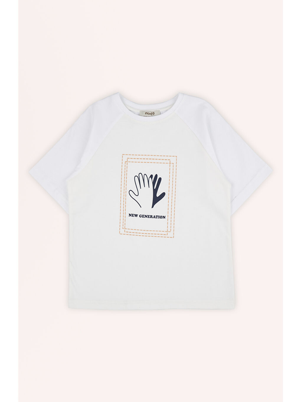 Ekru Erkek Çocuk Baskılı Tişört-3