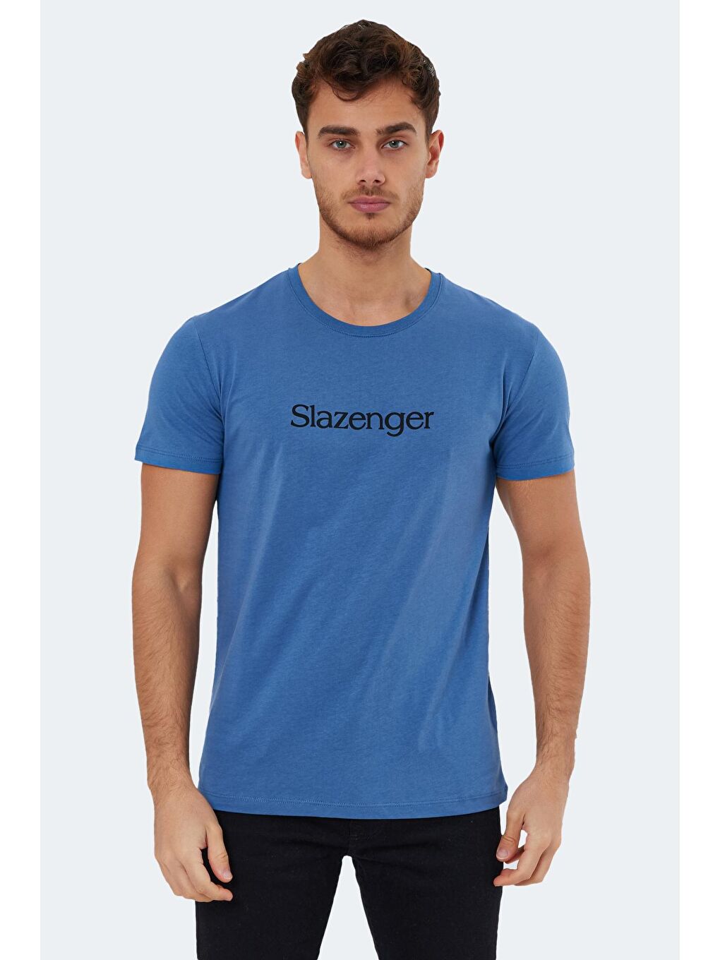 SLAZENGER İndigo SABE I Erkek T-Shirt Indigo