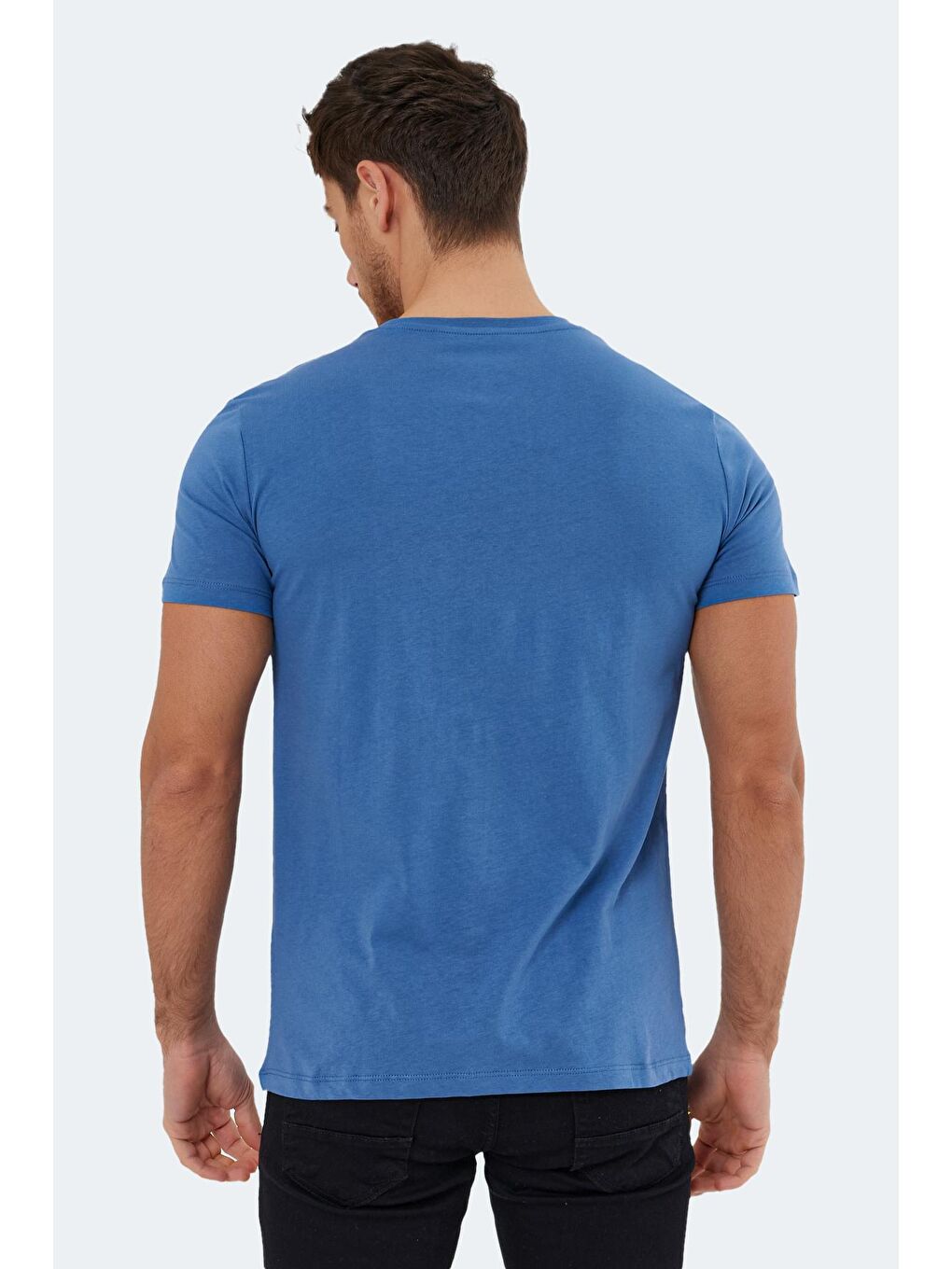 SLAZENGER İndigo SABE I Erkek T-Shirt Indigo - 1