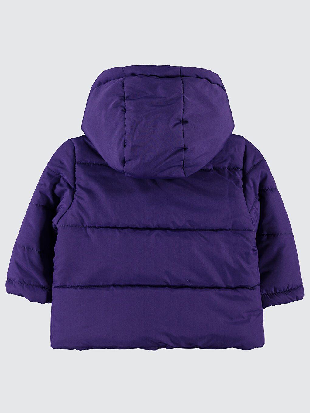 Baby Kız Bebek Kapüşonlu Mont 6 18 Ay Mor-2