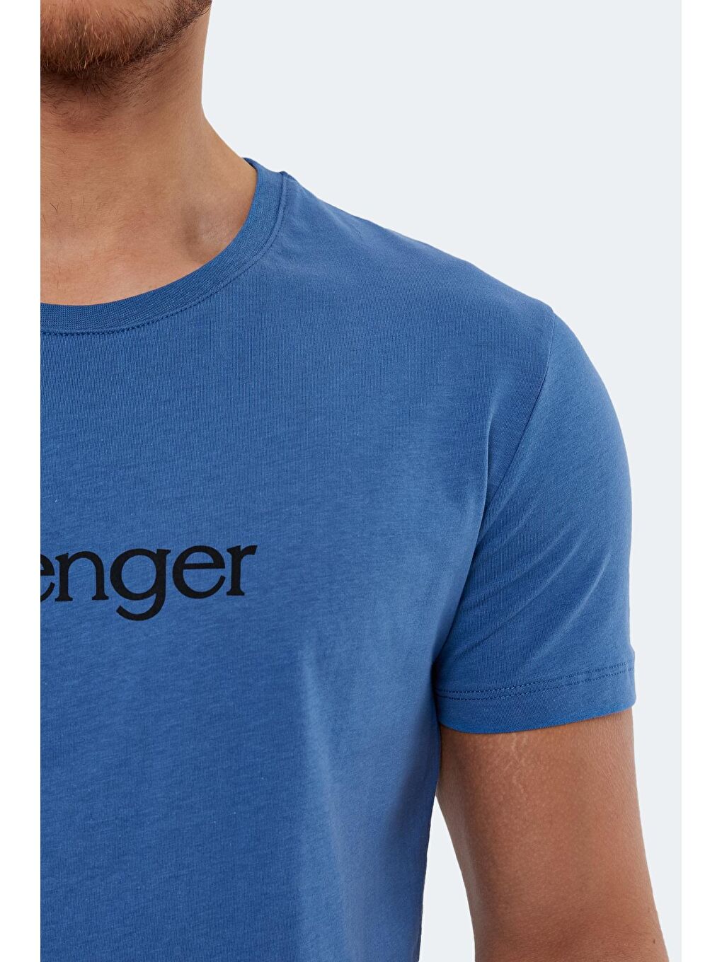 SLAZENGER İndigo SABE I Erkek T-Shirt Indigo - 3