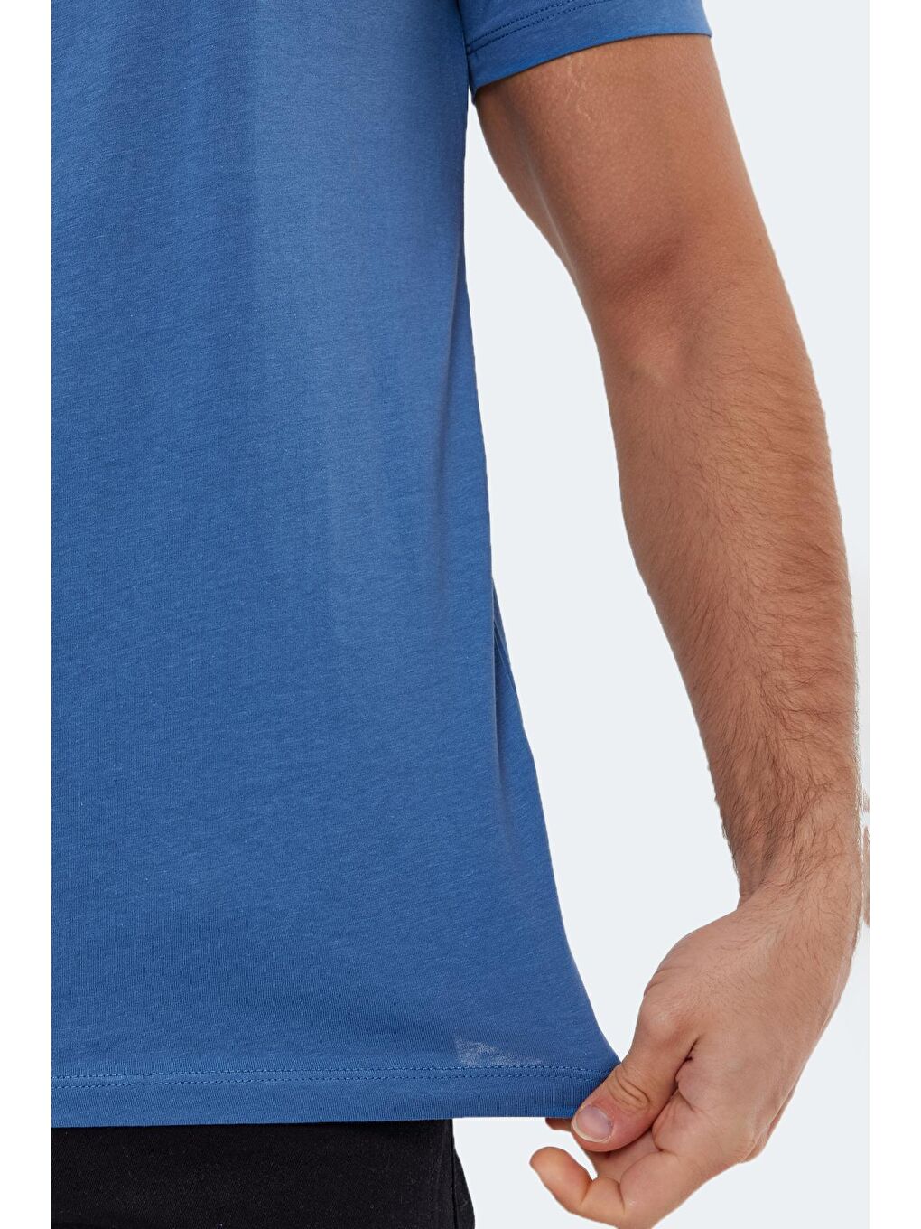 SLAZENGER İndigo SABE I Erkek T-Shirt Indigo - 4