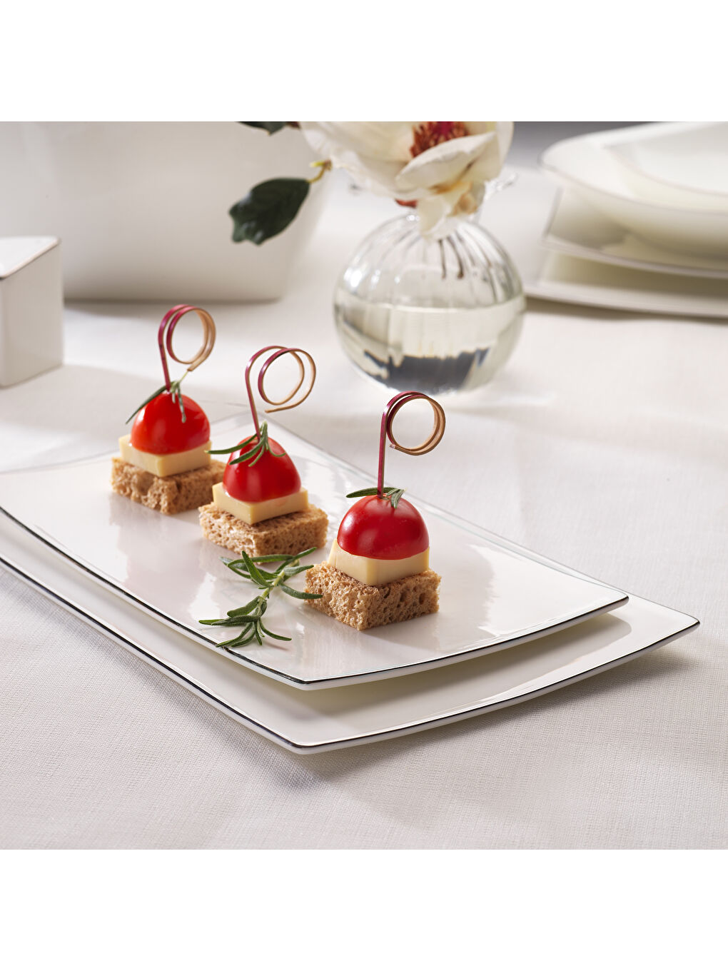 Gri Stella Bone Yemek Takımı 60 Parça-Platin01-8