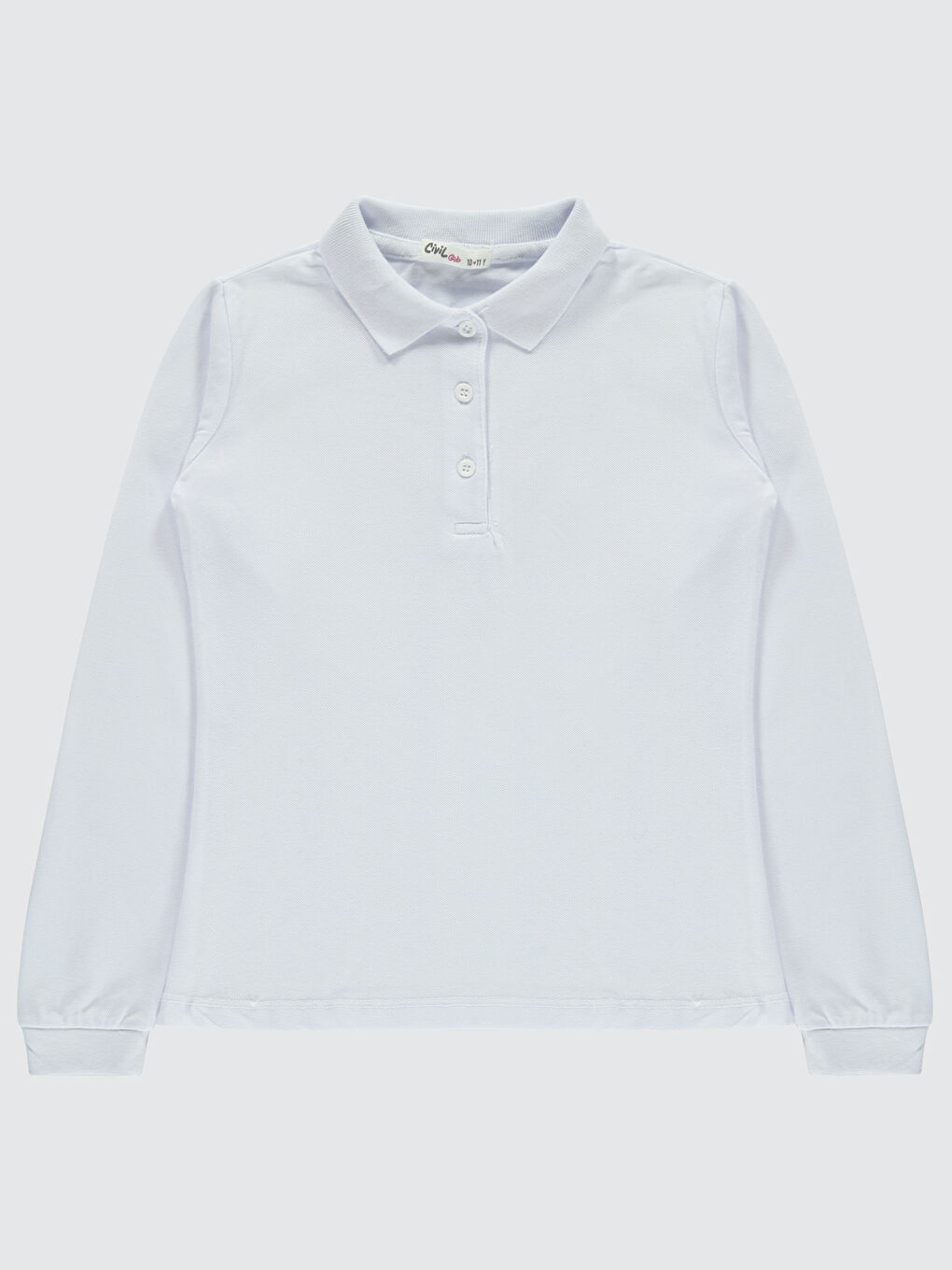 Kız Çocuk Sweatshirt 10-13 Yaş Beyaz