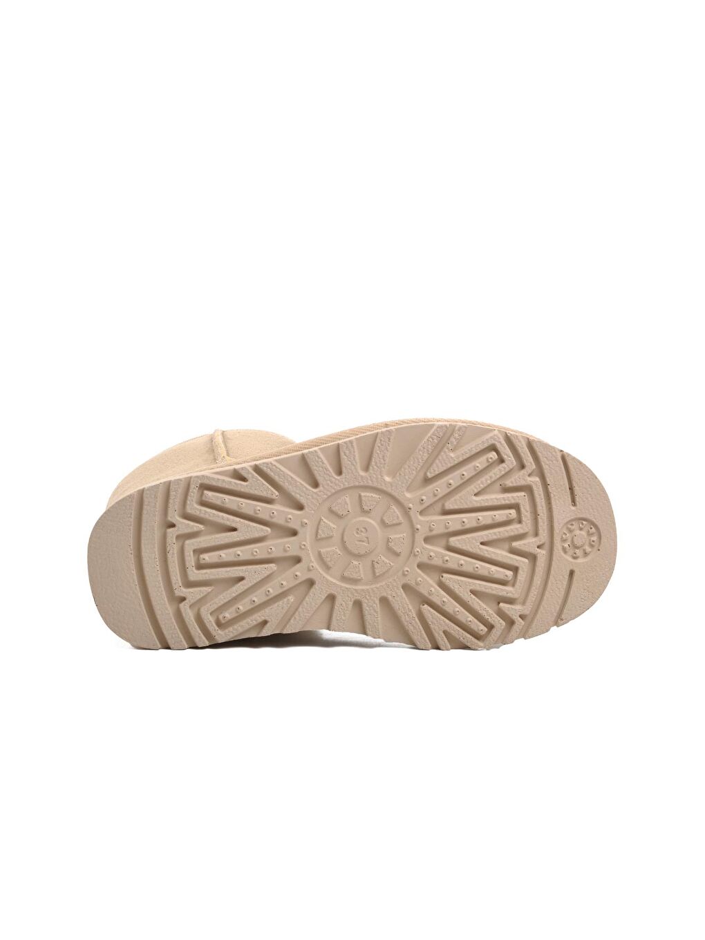 696052 Bej Süet İçi Kürklü Kadın Bot-4