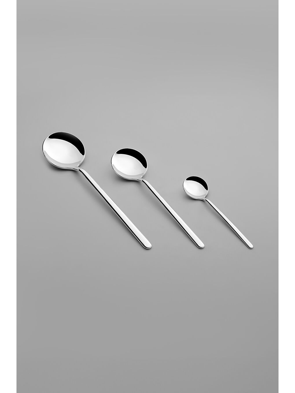 Gri Sofia Sade 12 Kişilik 60 Parça Kutulu Çatal Kaşık Takımı-1