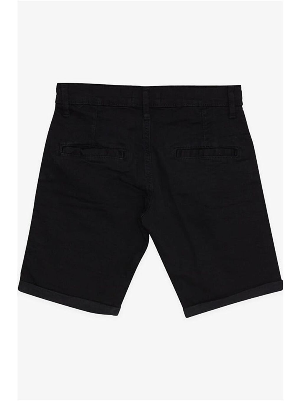 Erkek Çocuk Kapri Cepli Düğmeli Siyah (8-14 Yaş)-3