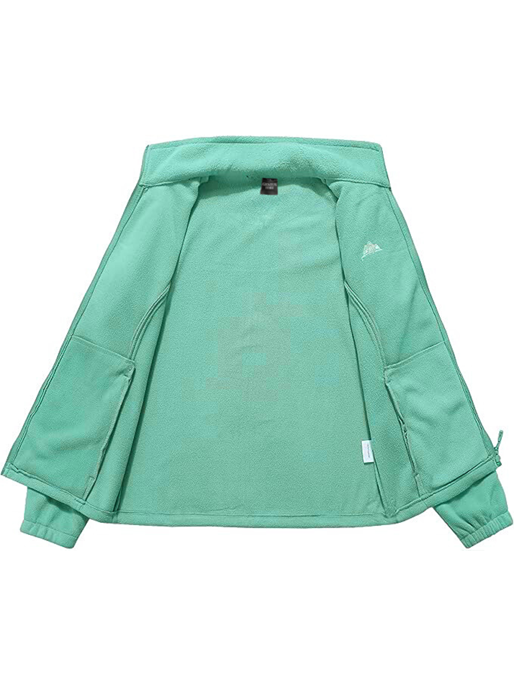 Yeşil Unisex Polar Tam  Outdoor Polar Erkek Fermuarlı Sweatshirt Hırka Tactical-1