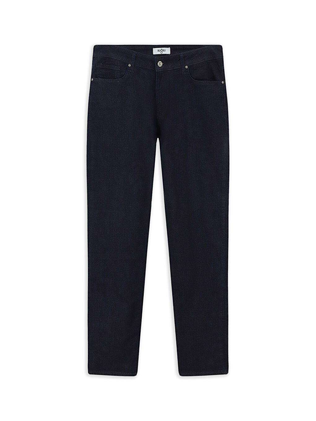 Lacivert Regular Fit Elastanlı Denim Pantolon-6