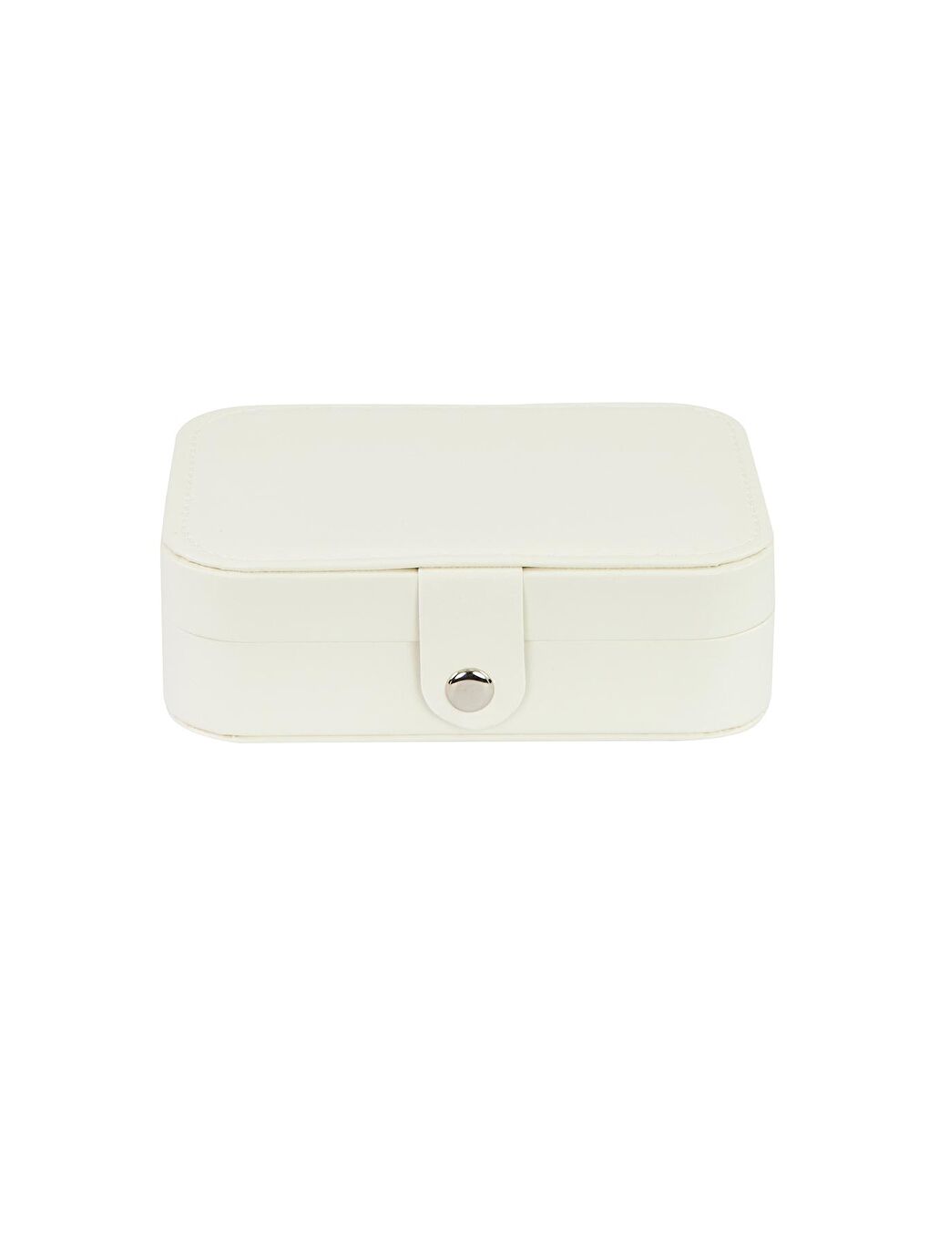 Karışık Bölmeli Takı Bijuteri Aksesuar Mücevher Kutusu Organizer Düzenleyici Beyaz-4