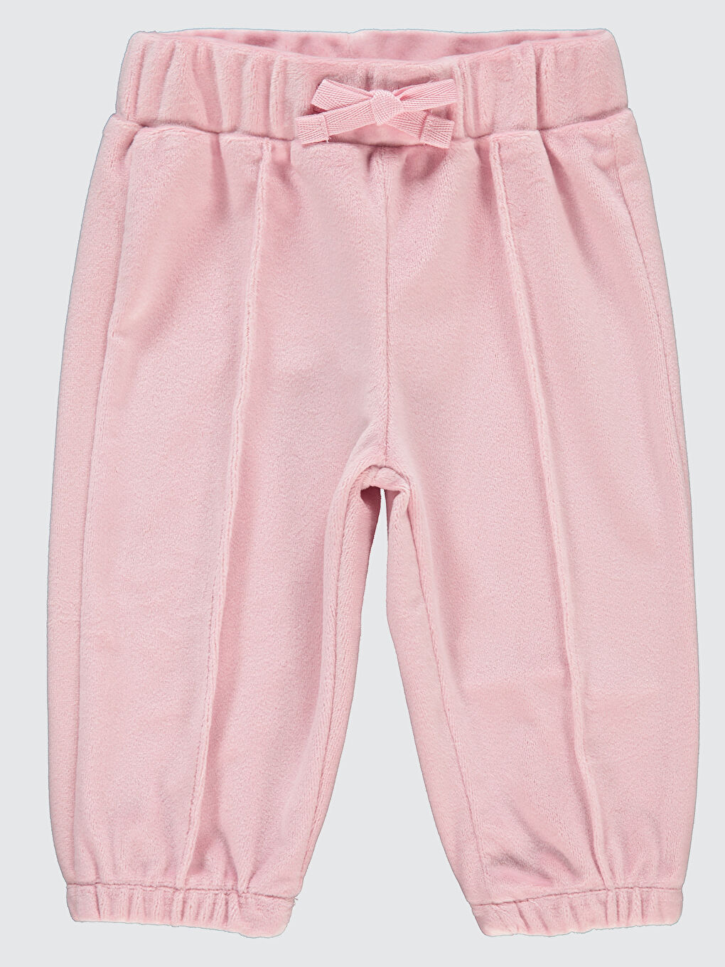 Pembe Kız Bebek Eşofman Altı 6-18 Ay Açık Pudra