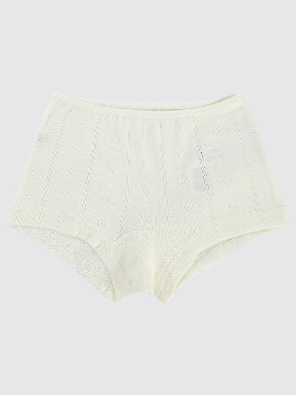 Lila Kız Çocuk 2'li Boxer Set 2-10 Yaş Ekru-Beyaz-1