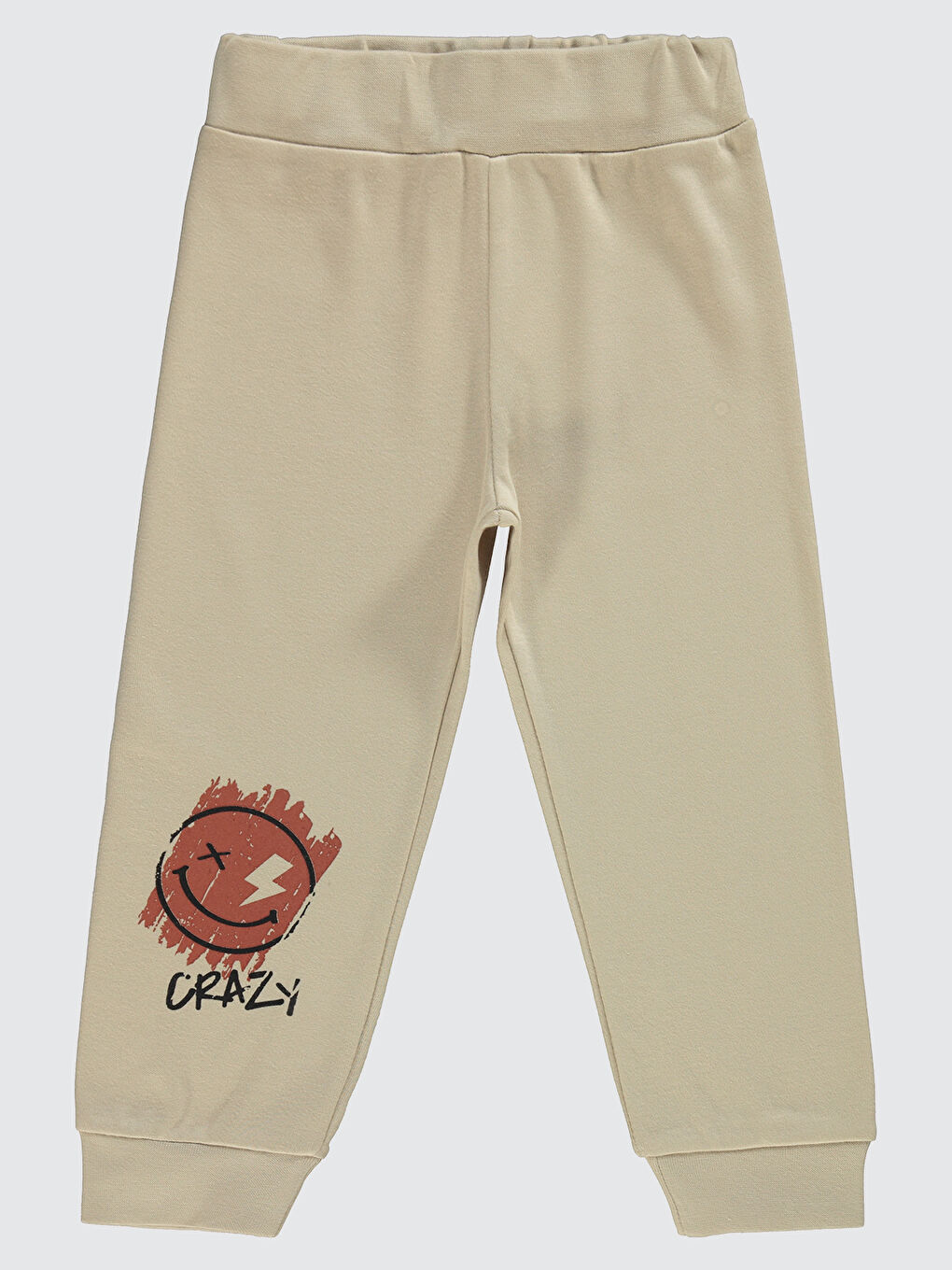 Ekru Boys Erkek Çocuk Eşofman Altı 2-5 Yaş Yulaf Sütü