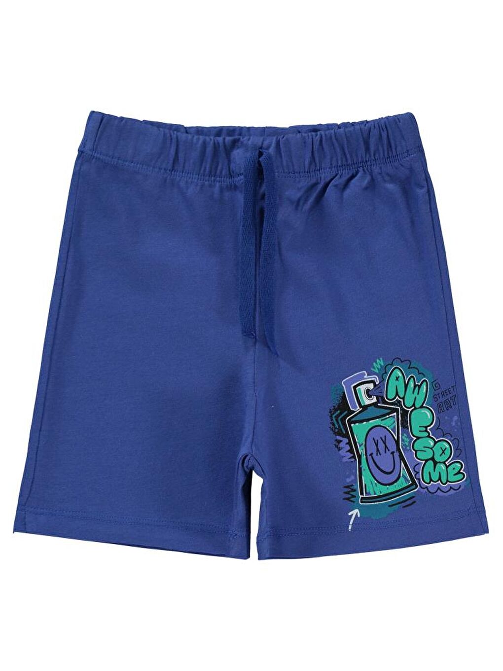 Mavi Boys Awesome Baskılı 2-5 Yaş Şort