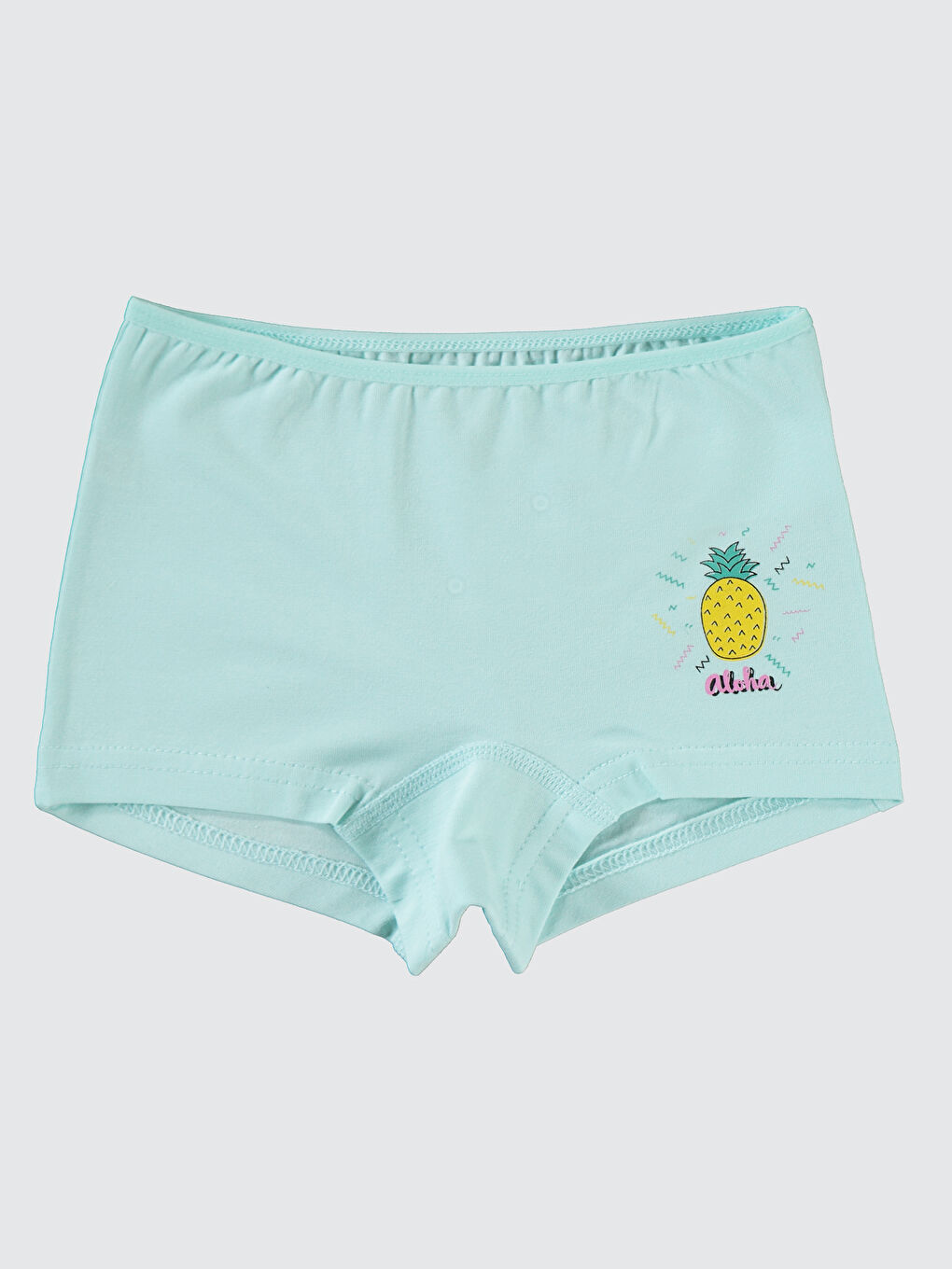 Kız Çocuk 2'li Boxer Set 2-10 Yaş Beyaz-1