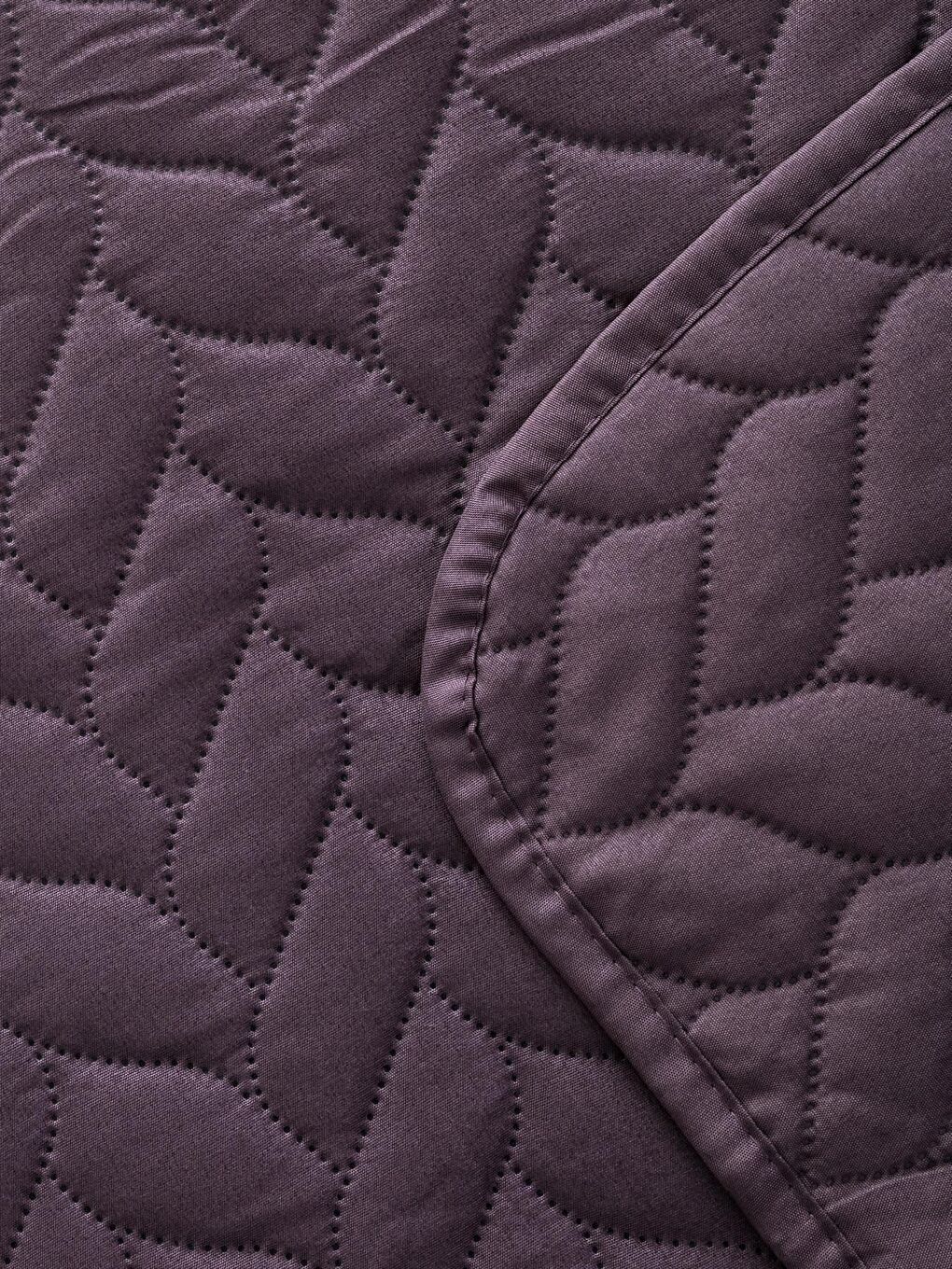 Bedspreado Koyu Mürdüm Yatak Örtüsü Çift Kişilik 230x250-2