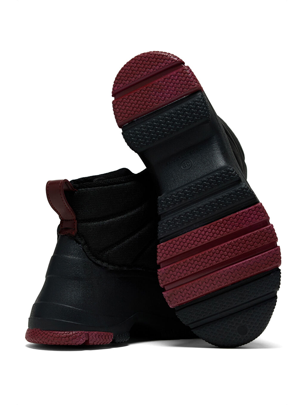 Kadın Siyah Rahat Kalıp Fermuarlı Bot-2