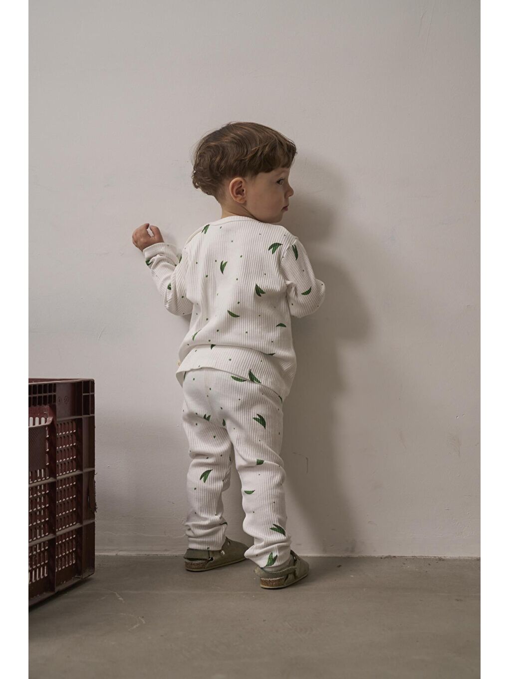 Ekru Sweet Pea Bebek Alt Üst Takım-10