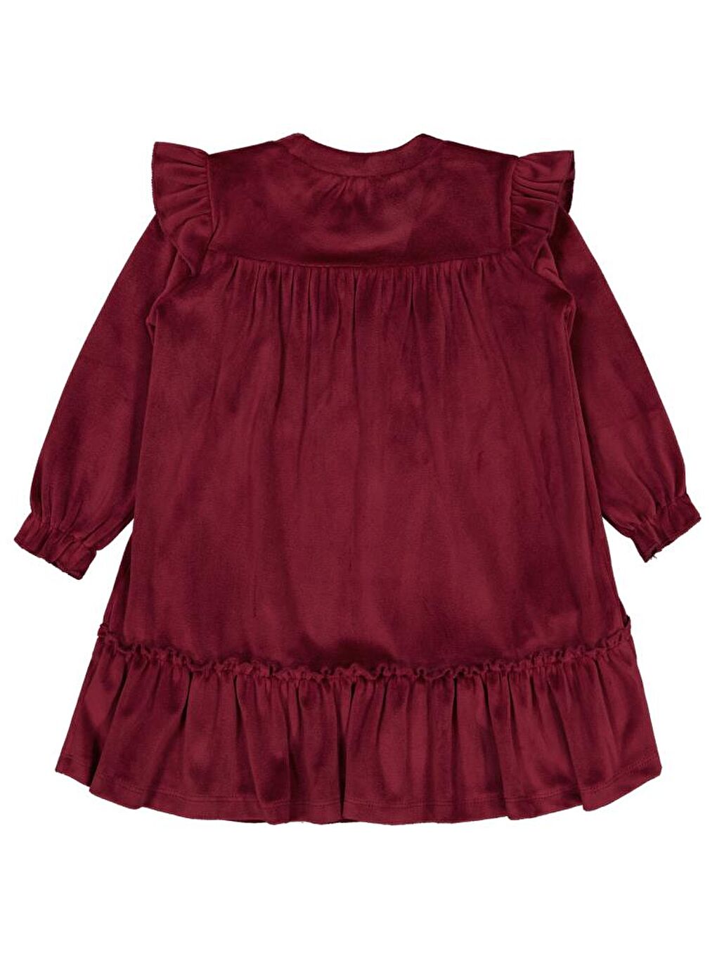 Bordo Girls 2-5 Yaş Elbise-1