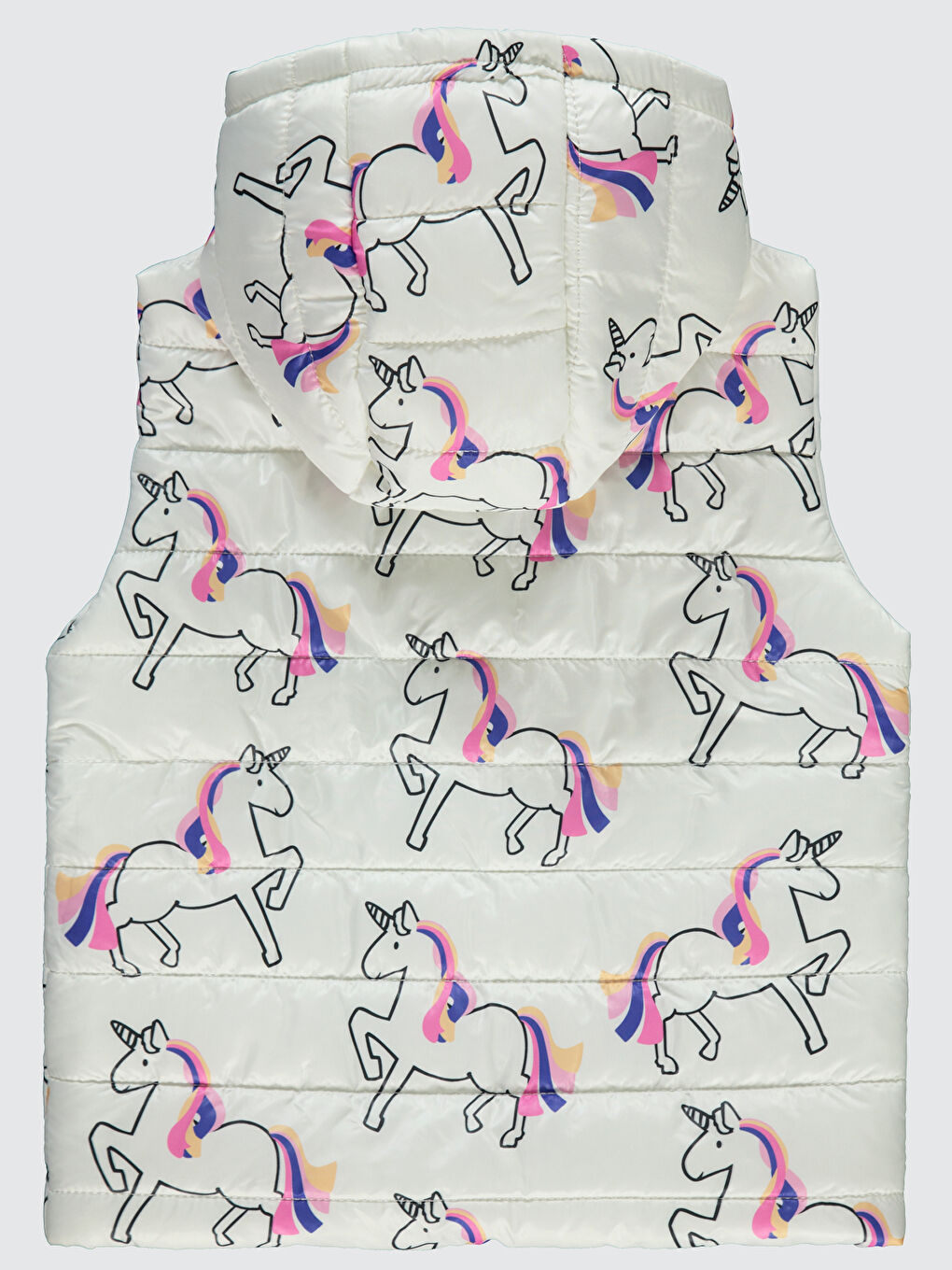 Kız Çocuk Yelek 6-9 Yaş Ekru-2