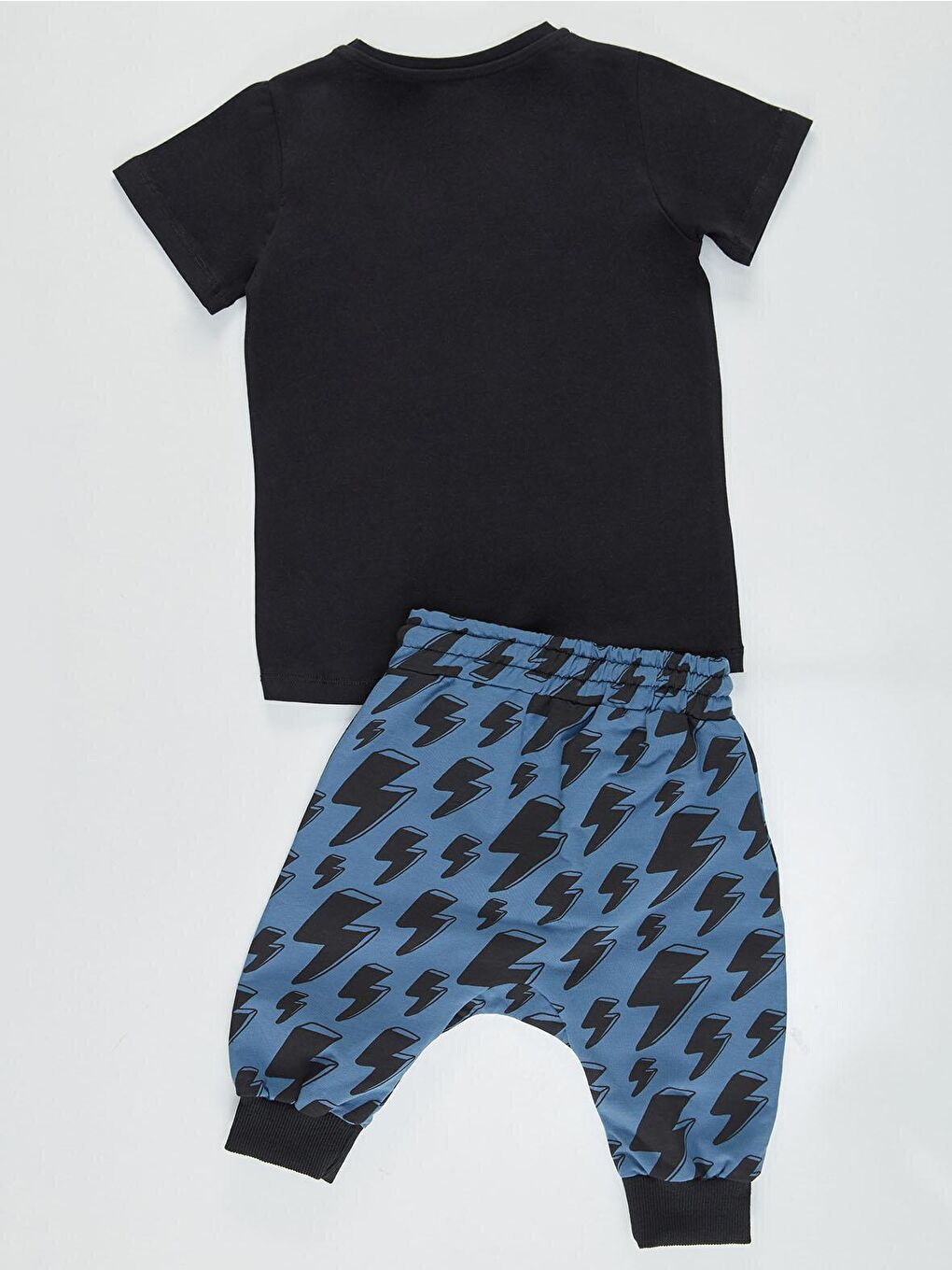 Karışık Rock On Erkek Çocuk Kapri Takım-3