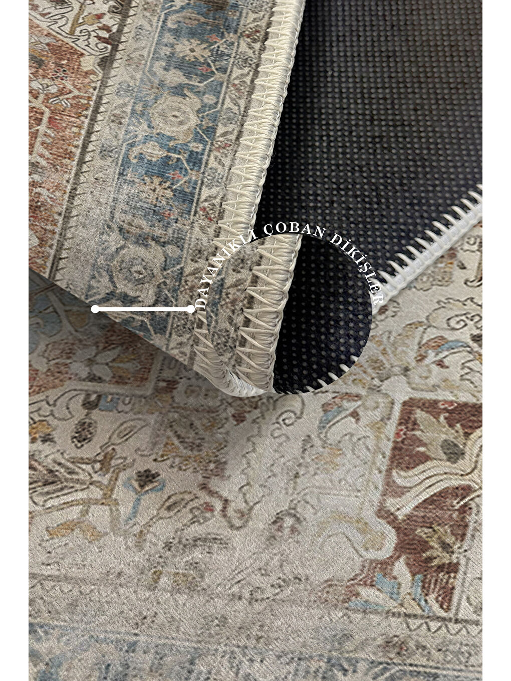 Turuncu Dekoratif Özel Tasarım Yıkanabilir İnce Kaymaz Tabanlı Modern Halı KECE FR02-3