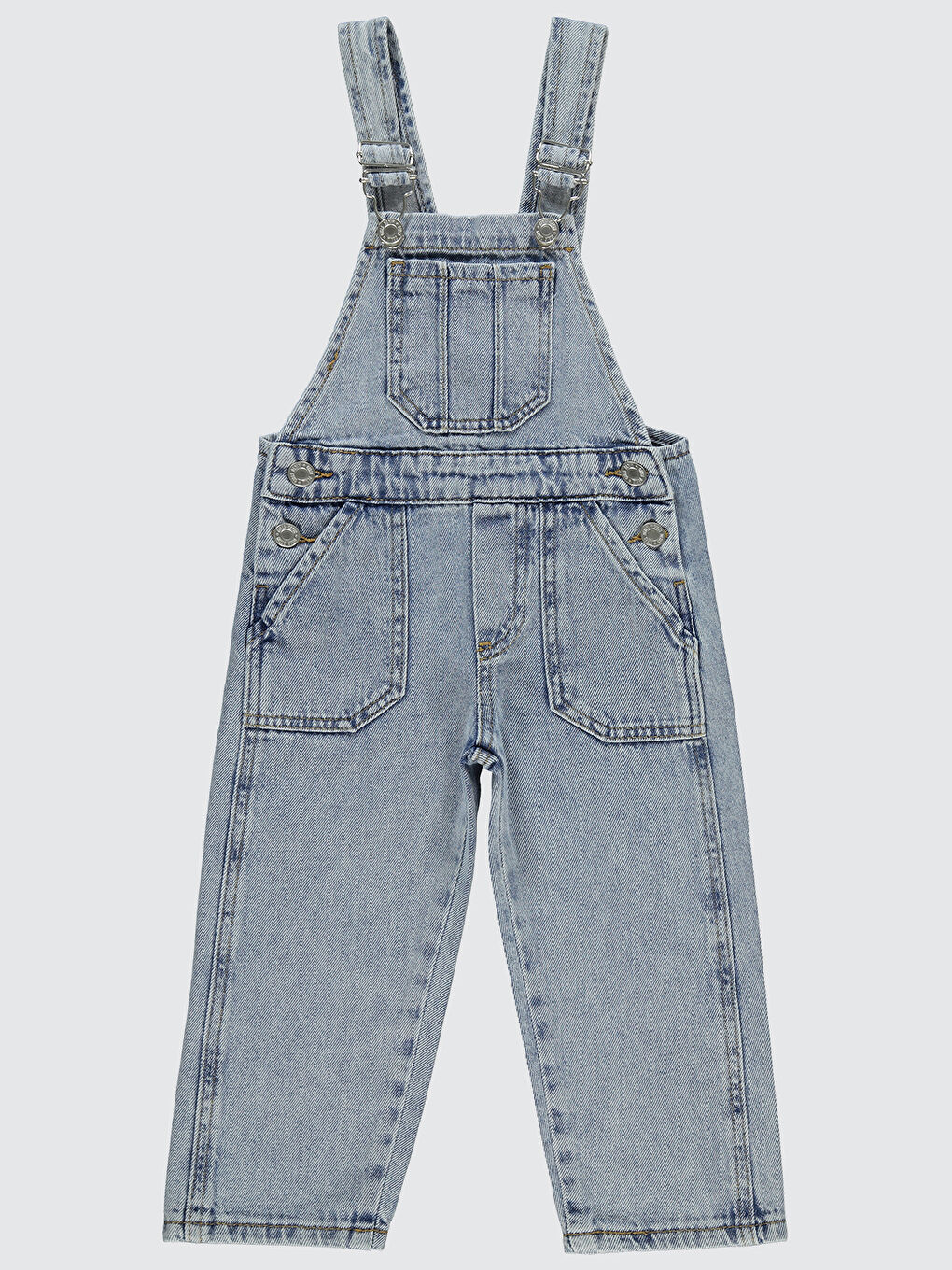 Kız Çocuk Salopet 2-5 Yaş Mavi