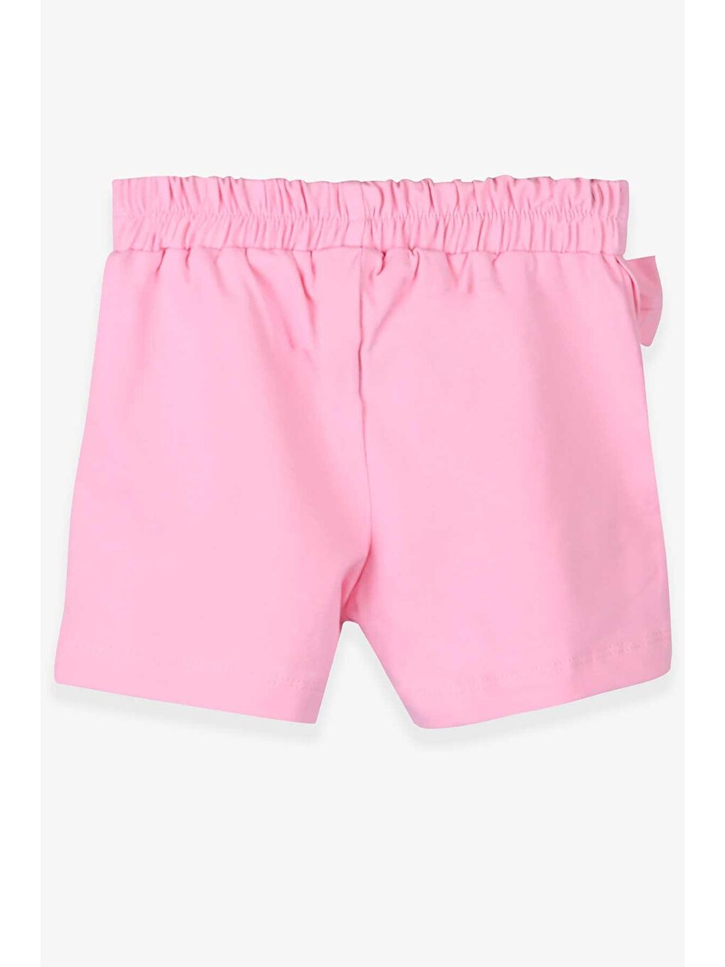 Pembe Kız Bebek Etek Şort Fırfırlı Fiyonklu Pudra (1.5 Yaş)-1