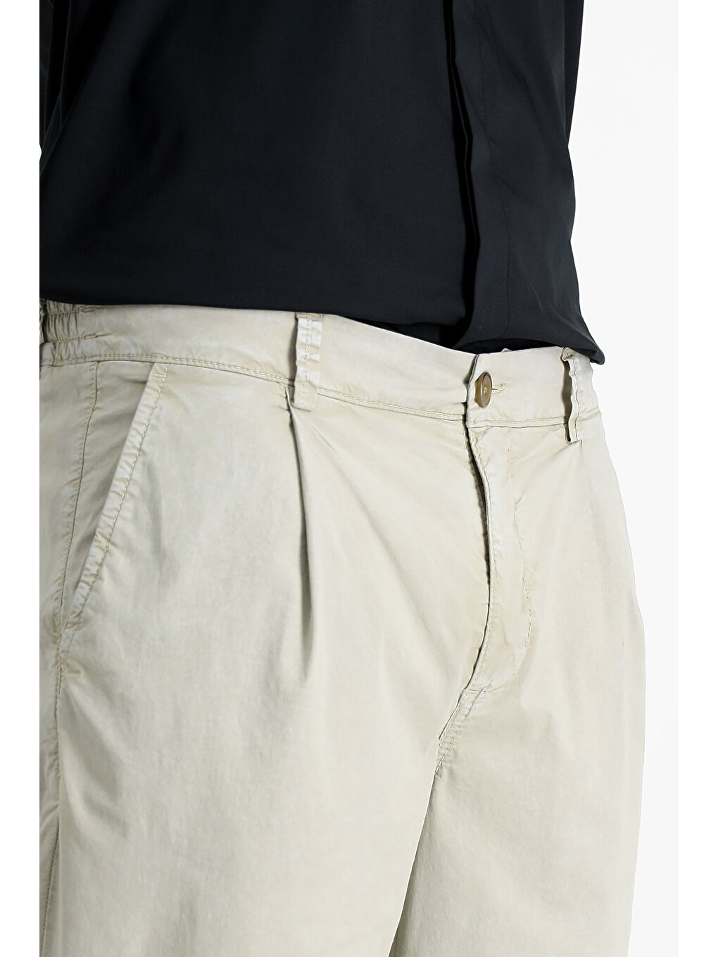 Gri Regular Fit Elastanlı Kanvas / Chino Pantolon-3