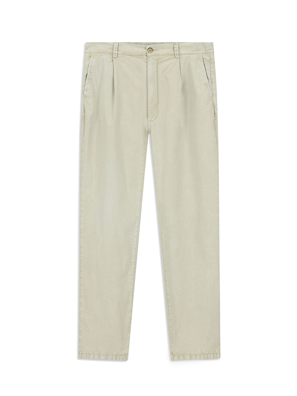 Gri Regular Fit Elastanlı Kanvas / Chino Pantolon-5