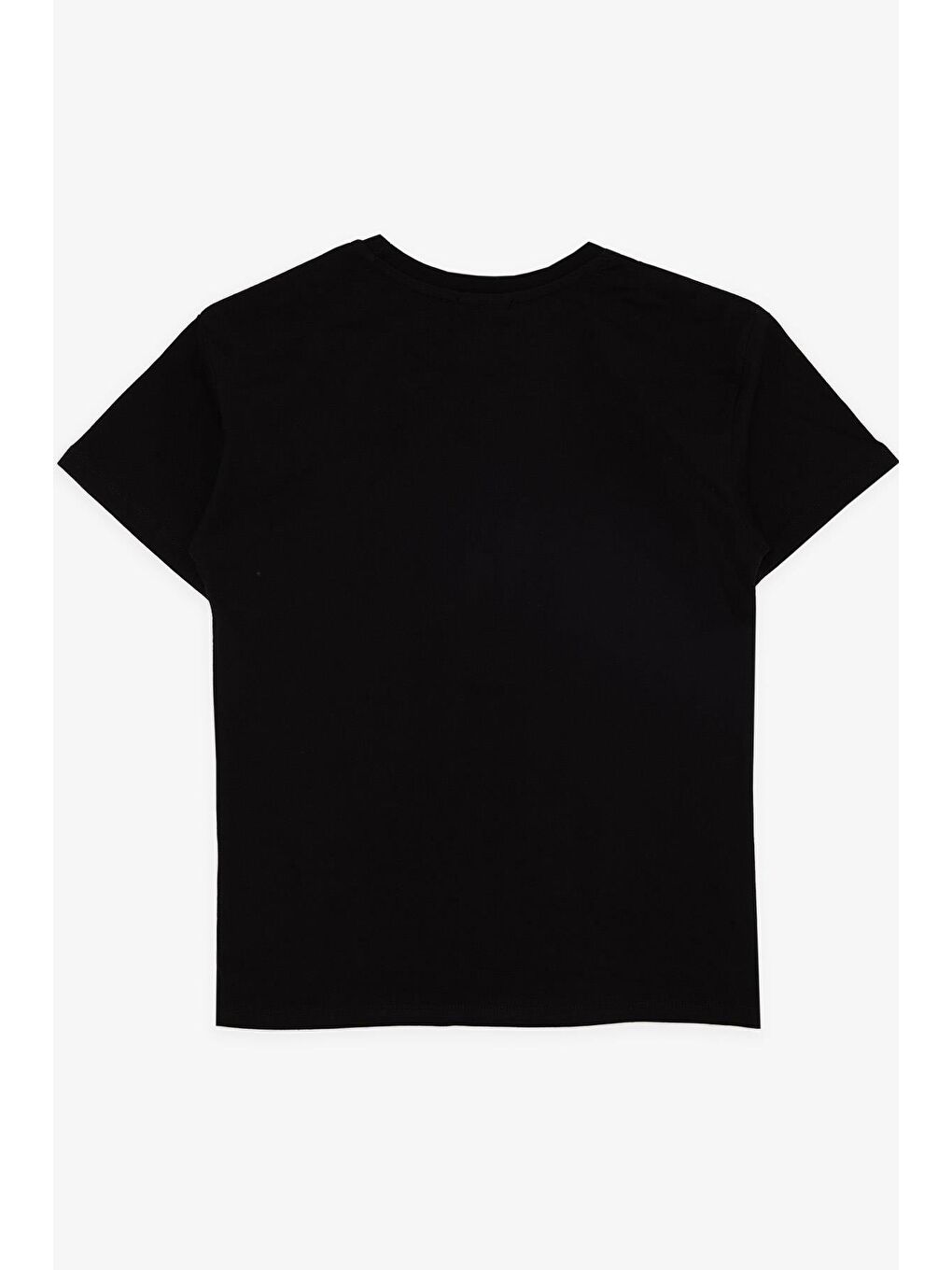 Erkek Çocuk Tişört Yazı Baskılı Siyah (5-10 Yaş)-2