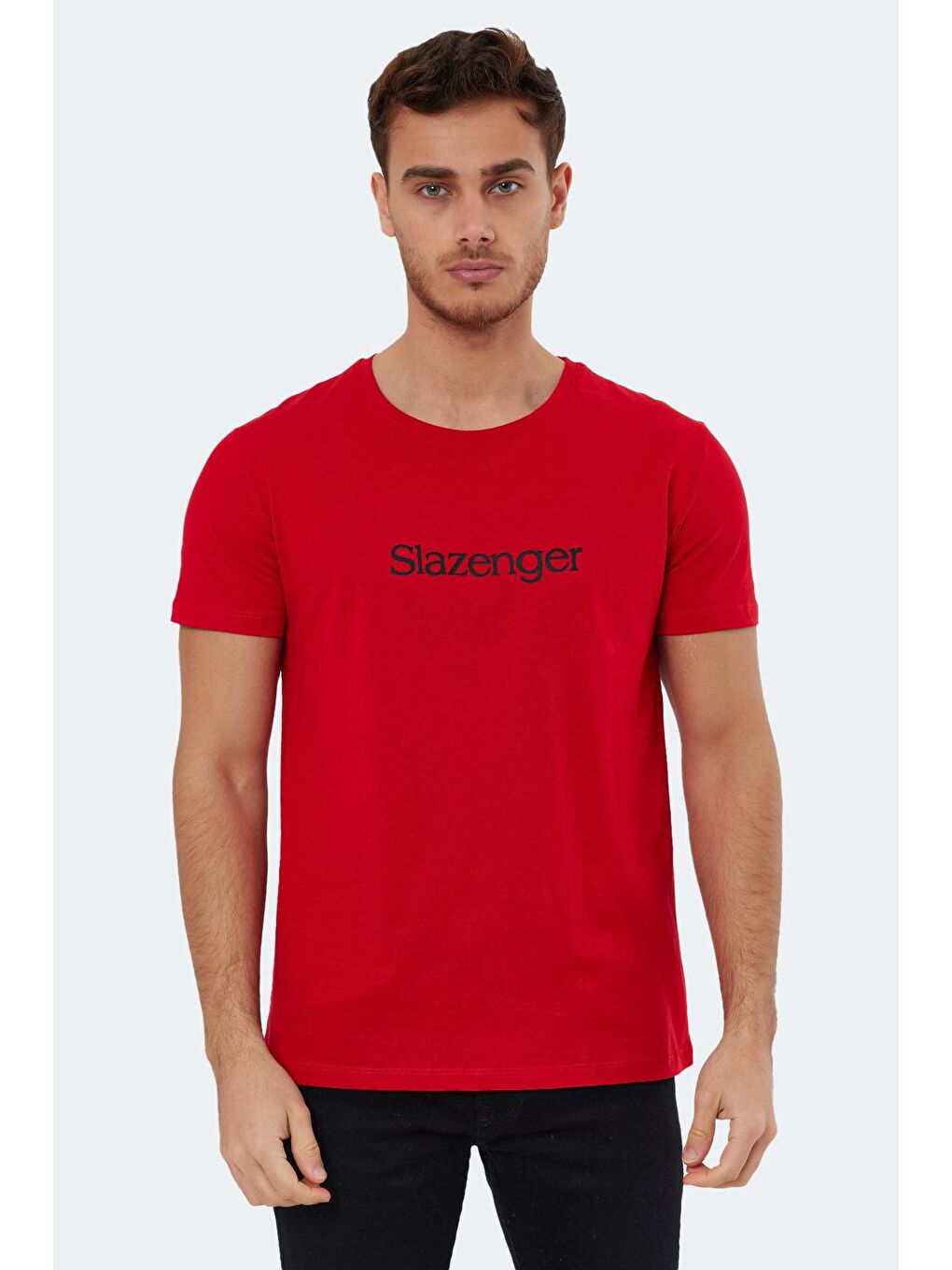 SLAZENGER Kırmızı SABE I Erkek T-Shirt Kırmızı