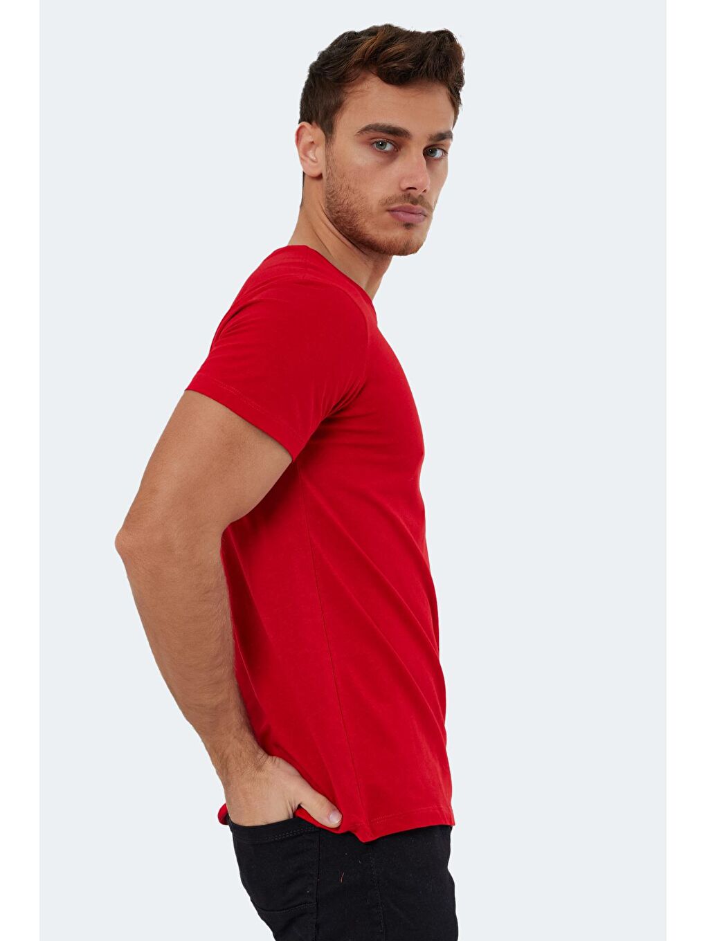 SLAZENGER Kırmızı SABE I Erkek T-Shirt Kırmızı - 2