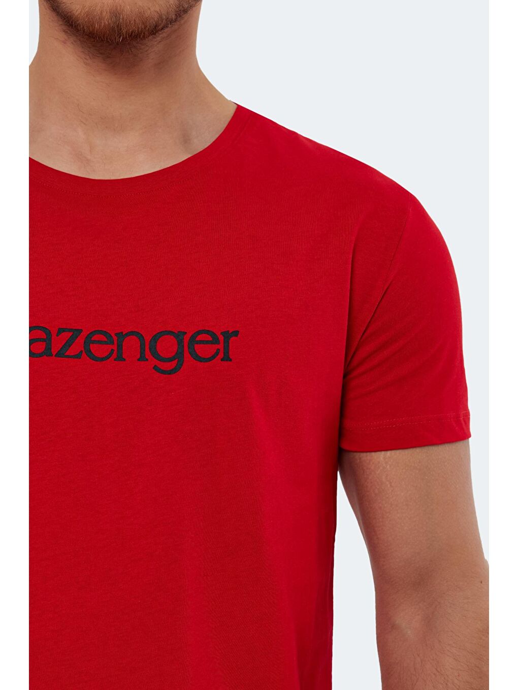 SLAZENGER Kırmızı SABE I Erkek T-Shirt Kırmızı - 3