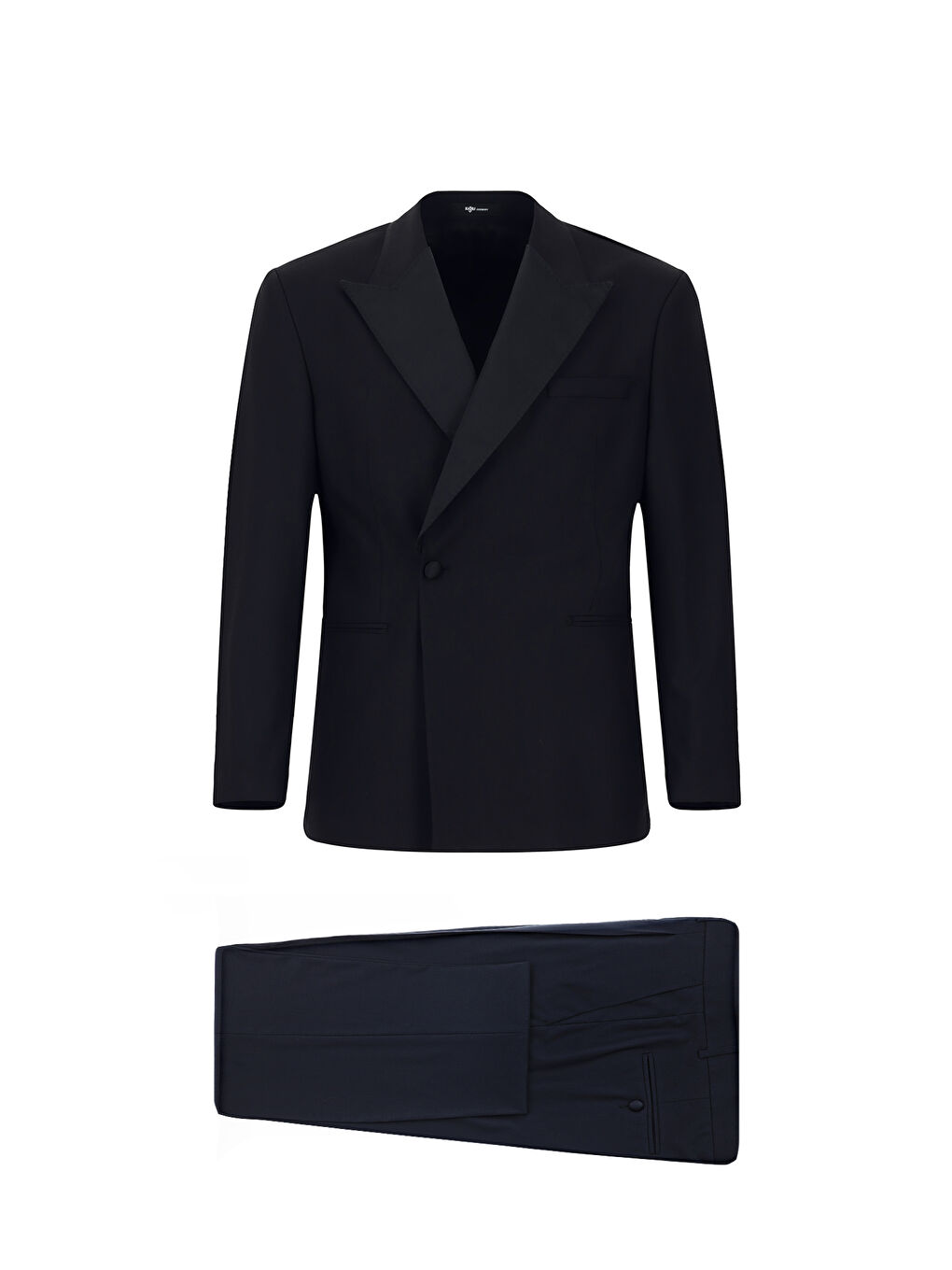 Lacivert Ekstra Rahat Kalıp Kruvaze Smokin & Damatlık-4