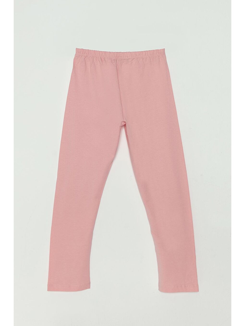 Pembe Beli Lastikli Kız Çocuk Eşofman Altı-1