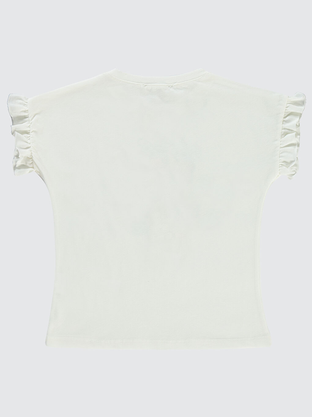 Girls Kız Çocuk Tişört 2-5 Yaş Ekru-1