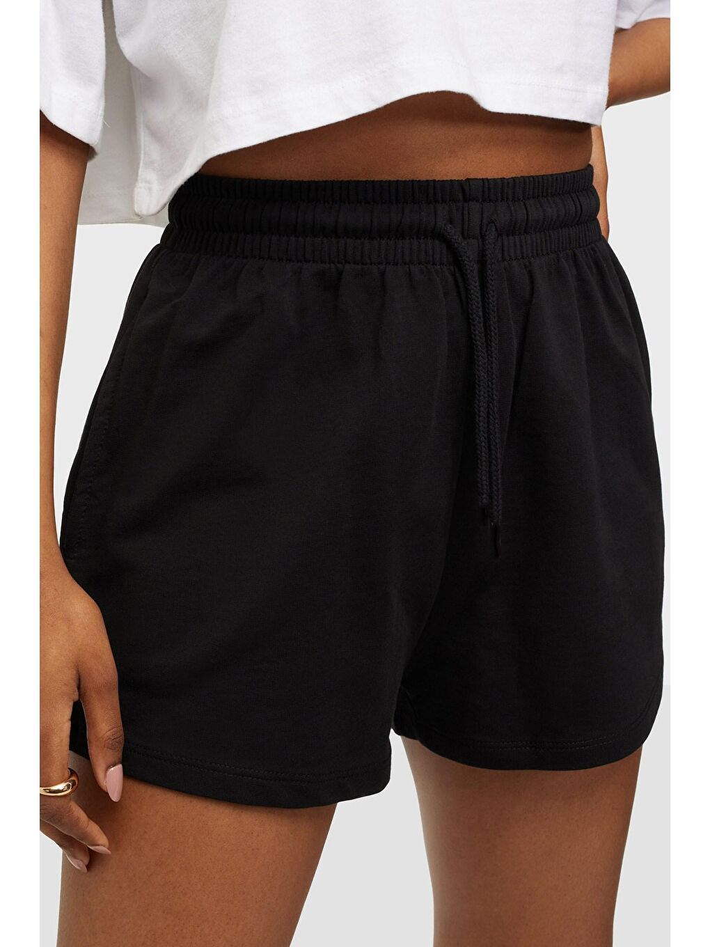 Siyah Basic Şort Mg1293-2